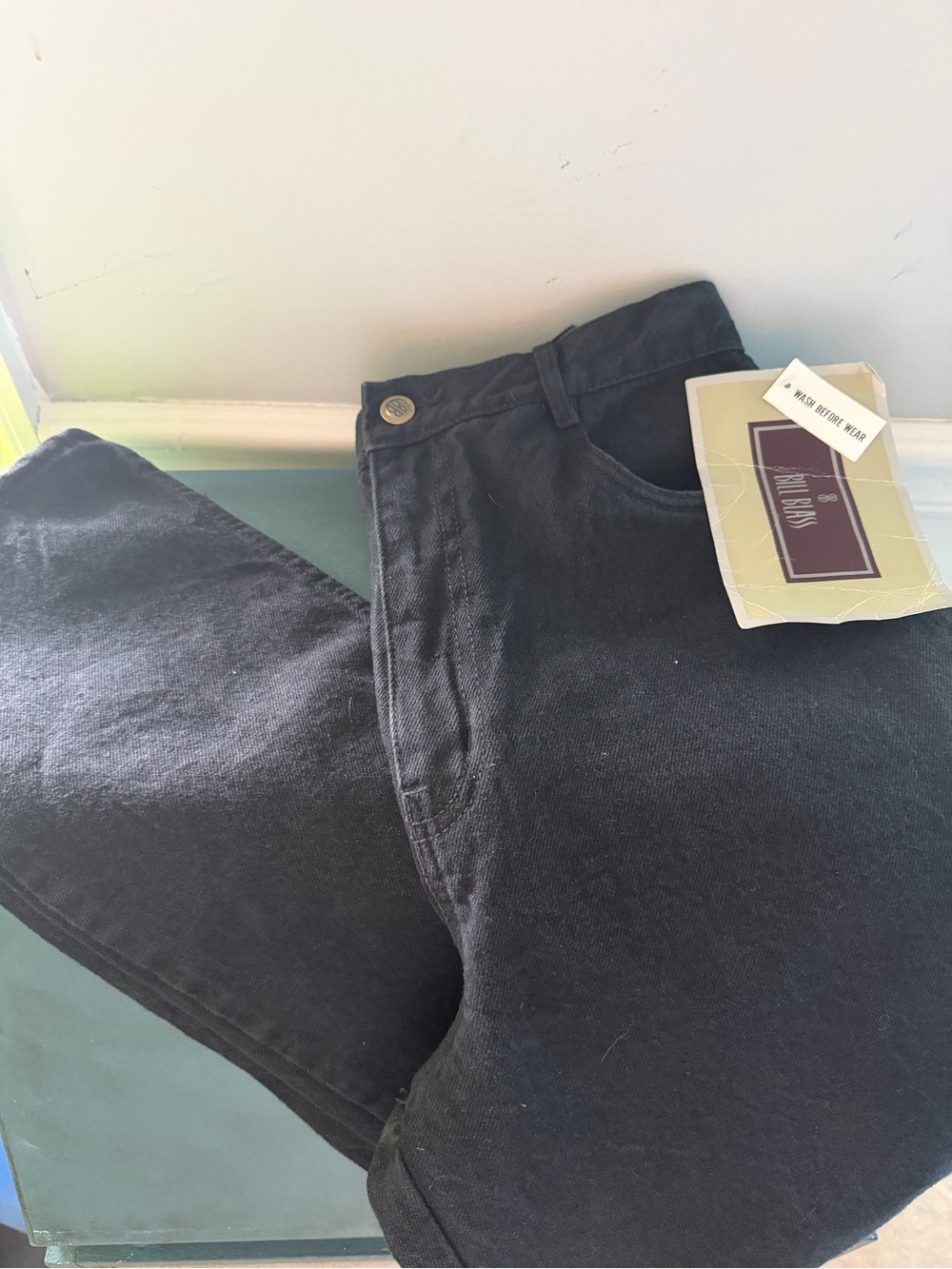 Vintage Bill Blass black mom jeans